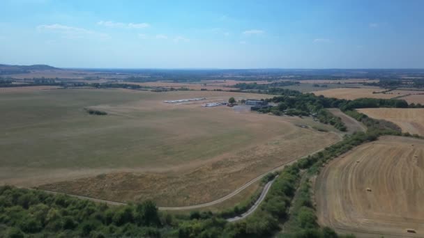 England Reino Unido Bedfordshire Agosto 2022 Filmagem Aérea Aeroporto Glider — Vídeo de Stock