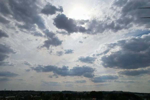Драматические Облака Небо Данстебле Англия — стоковое фото