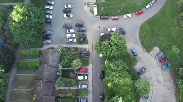 英格兰北卢顿市的高角度空中拍摄 — 图库视频影像