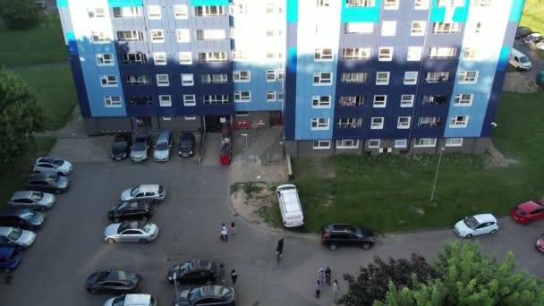 Высокоскоростной Воздушный След Английского Города Норт Лутон — стоковое видео