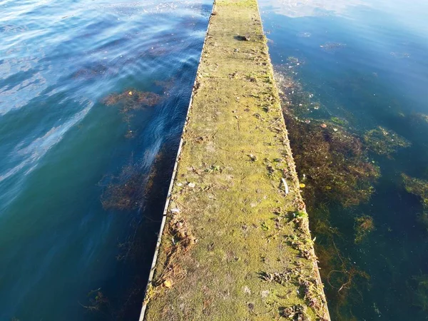 High Angle Footage Willen Lake Water Sports Public Park England — Φωτογραφία Αρχείου