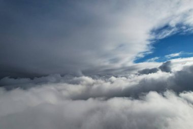 Most Beautiful Aerial View of Clouds in the Morning, Above the Clouds Morning and Sunrise