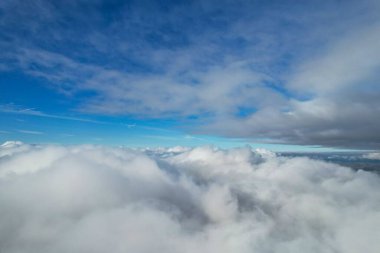 Most Beautiful Aerial View of Clouds in the Morning, Above the Clouds Morning and Sunrise