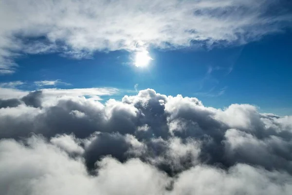 Most Beautiful Aerial View Clouds Morning Clouds Morning Sunrise — Stock Photo, Image