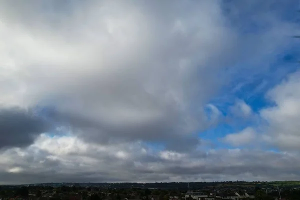 Самый Красивый Вид Воздуха Облака Утром Над Облаками Утром Рассвете — стоковое фото
