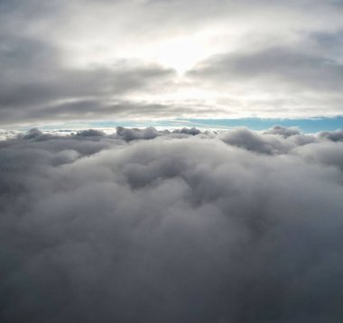 Most Beautiful Aerial View of Clouds in the Morning, Above the Clouds Morning and Sunrise