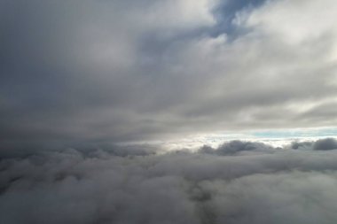 Most Beautiful Aerial View of Clouds in the Morning, Above the Clouds Morning and Sunrise