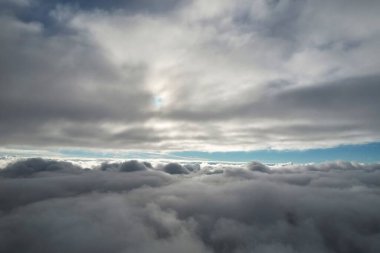 Most Beautiful Aerial View of Clouds in the Morning, Above the Clouds Morning and Sunrise