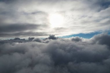 Most Beautiful Aerial View of Clouds in the Morning, Above the Clouds Morning and Sunrise