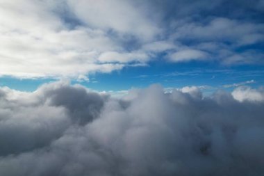 Most Beautiful Aerial View of Clouds in the Morning, Above the Clouds Morning and Sunrise