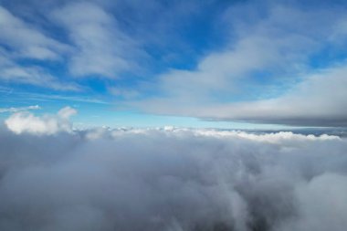 Most Beautiful Aerial View of Clouds in the Morning, Above the Clouds Morning and Sunrise
