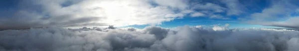 Most Beautiful Aerial View Clouds Morning Clouds Morning Sunrise — Stock Photo, Image