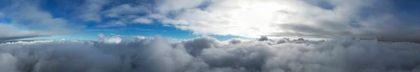 Most Beautiful Aerial View Clouds Morning Clouds Morning Sunrise — 图库照片