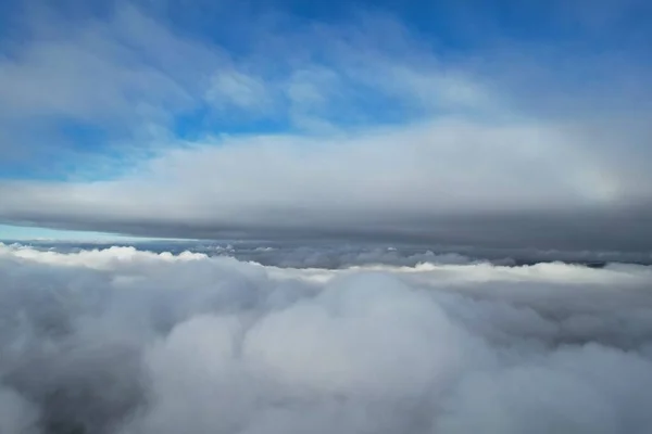 Most Beautiful Aerial View Clouds Morning Clouds Morning Sunrise — Fotografia de Stock