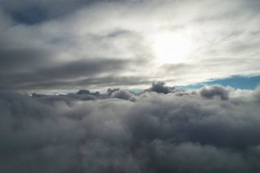 Most Beautiful Aerial View of Clouds in the Morning, Above the Clouds Morning and Sunrise