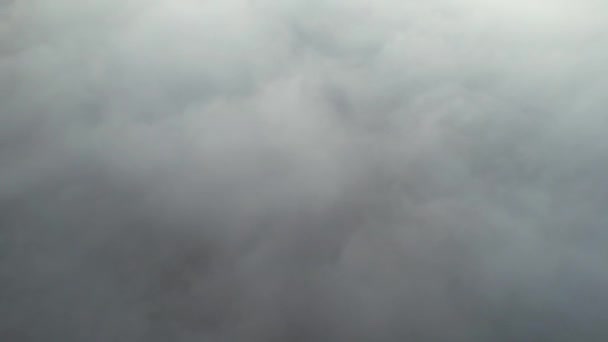 Most Beautiful Aerial View Clouds Morning Dramatically Fast Moving Clouds — Vídeo de Stock