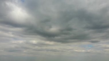 Most Beautiful Aerial View of Dramatic Clouds in the Morning, 