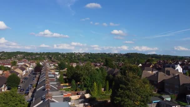 Bela Excursão Aérea Luton Town England Imagens Vistas Aéreas Por — Vídeo de Stock