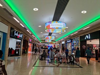 Beautiful View of Central Railway Station and City Centre of Luton England, Luton railway station is located in the town centre and Shopping Mall of Luton,  The Image Captured on 20-8-2022
