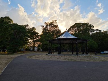 Beautiful View of Central Railway Station and City Centre of Luton England, Luton railway station is located in the town centre and Shopping Mall of Luton,  The Image Captured on 20-8-2022