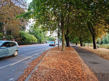 Beautiful View of Central Railway Station and City Centre of Luton England, Luton railway station is located in the town centre and Shopping Mall of Luton,  The Image Captured on 20-8-2022