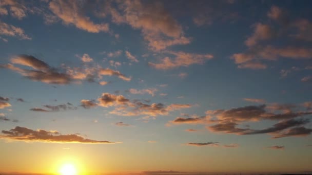Prachtige Zonsondergang Scène Luton City England — Stockvideo