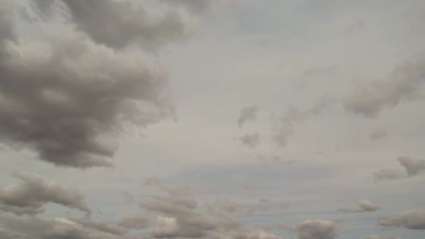 Time Lapse Regenwolken Boven Britse Stad Bij Zonsondergang Tijd — Stockvideo
