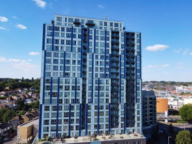 Gorgeous Aerial View of Hemel Hempstead England UK Town of England