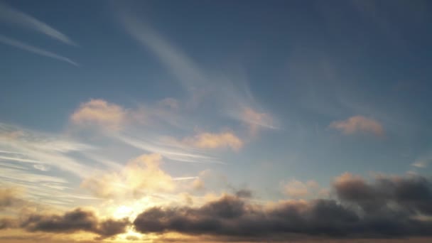 Beautiful Sunset Scene Luton City England — Stock Video