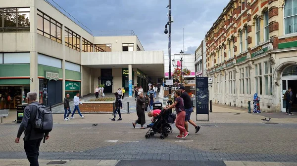 Beautiful View Central Railway Station City Centre Luton England Luton — 图库照片