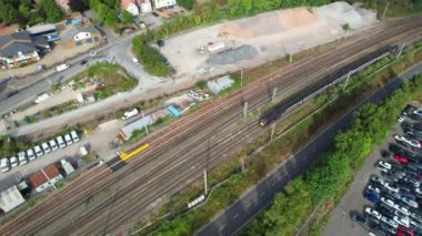 Luton Şehir Merkezi 'nin en güzel hava görüntüleri. 