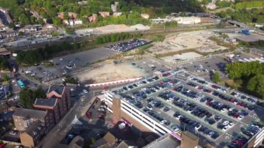 Luton Şehir Merkezi 'nin en güzel hava görüntüleri. 