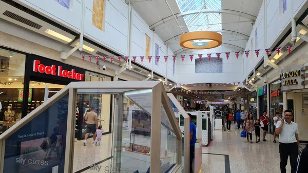 Luton City Center Och Shopping Mall Luton England — Stockfoto