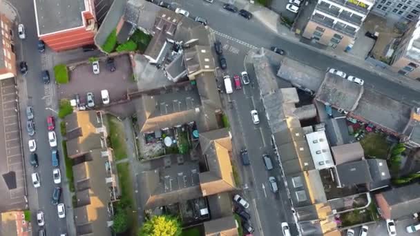 Krásné Vysokoúhlé Záběry Budov Central Luton Town England — Stock video
