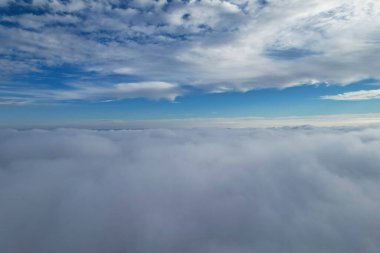 Beautiful and Dramatic Clouds over British City