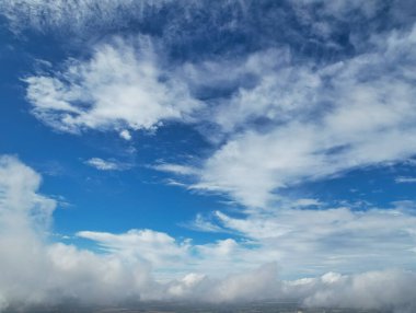Beautiful and Dramatic Clouds over British City