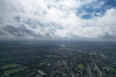 Beautiful and Dramatic Clouds over British City