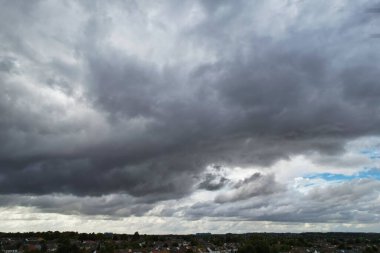 Beautiful and Dramatic Clouds over British City