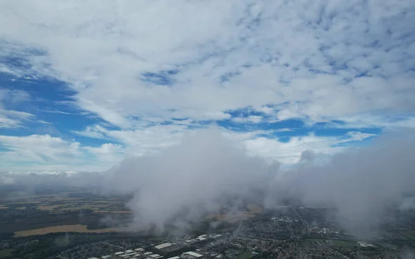 Beautiful Dramatic Clouds British City — Stock Photo, Image