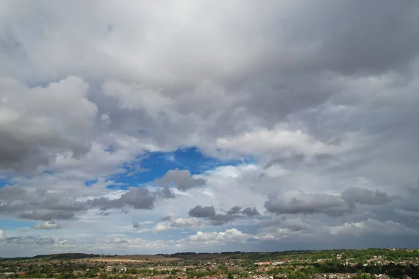 Beautiful Dramatic Clouds British City — Zdjęcie stockowe