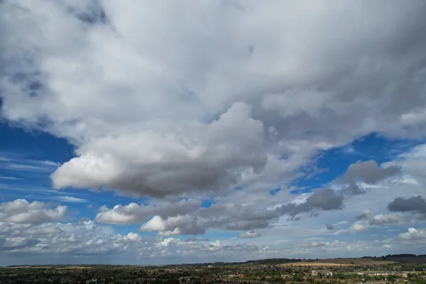 Beautiful Dramatic Clouds British City — Fotografie, imagine de stoc