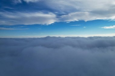 Beautiful and Dramatic Clouds over British City