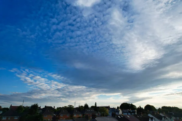 Beautiful Dramatic Clouds British City — Stock fotografie