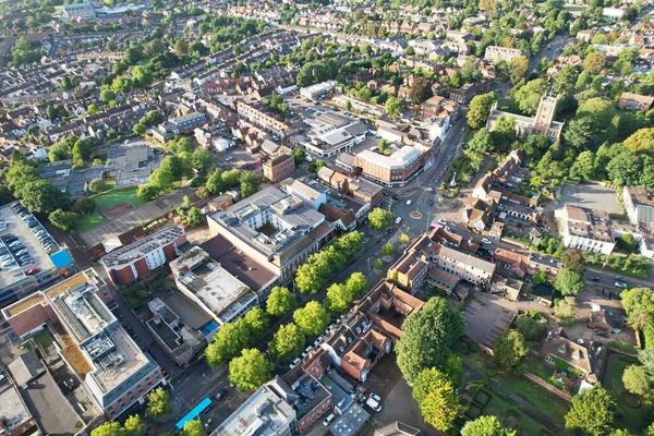 Beautiful High Angle View Albans Town Centre England Great Britain — Zdjęcie stockowe