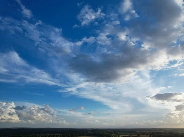 Beautiful Clouds Scene British City England — Stock Photo, Image