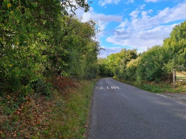 İngiltere, Birleşik Krallık - 10 Eylül 2022: Sharpenhoe Alkışlayıcılarının güzel manzarası, İngiltere, Birleşik Krallık