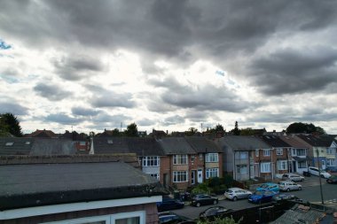 Beautiful Clouds in Sky over City