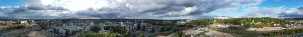 Vista Ângulo Alto Centro Cidade Luton — Fotografia de Stock