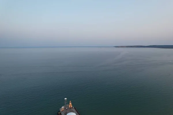 Veduta Aerea Della Spiaggia Bournemouth — Foto Stock