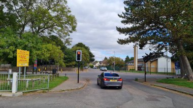 Trafik ışıkları, şehir trafiği.